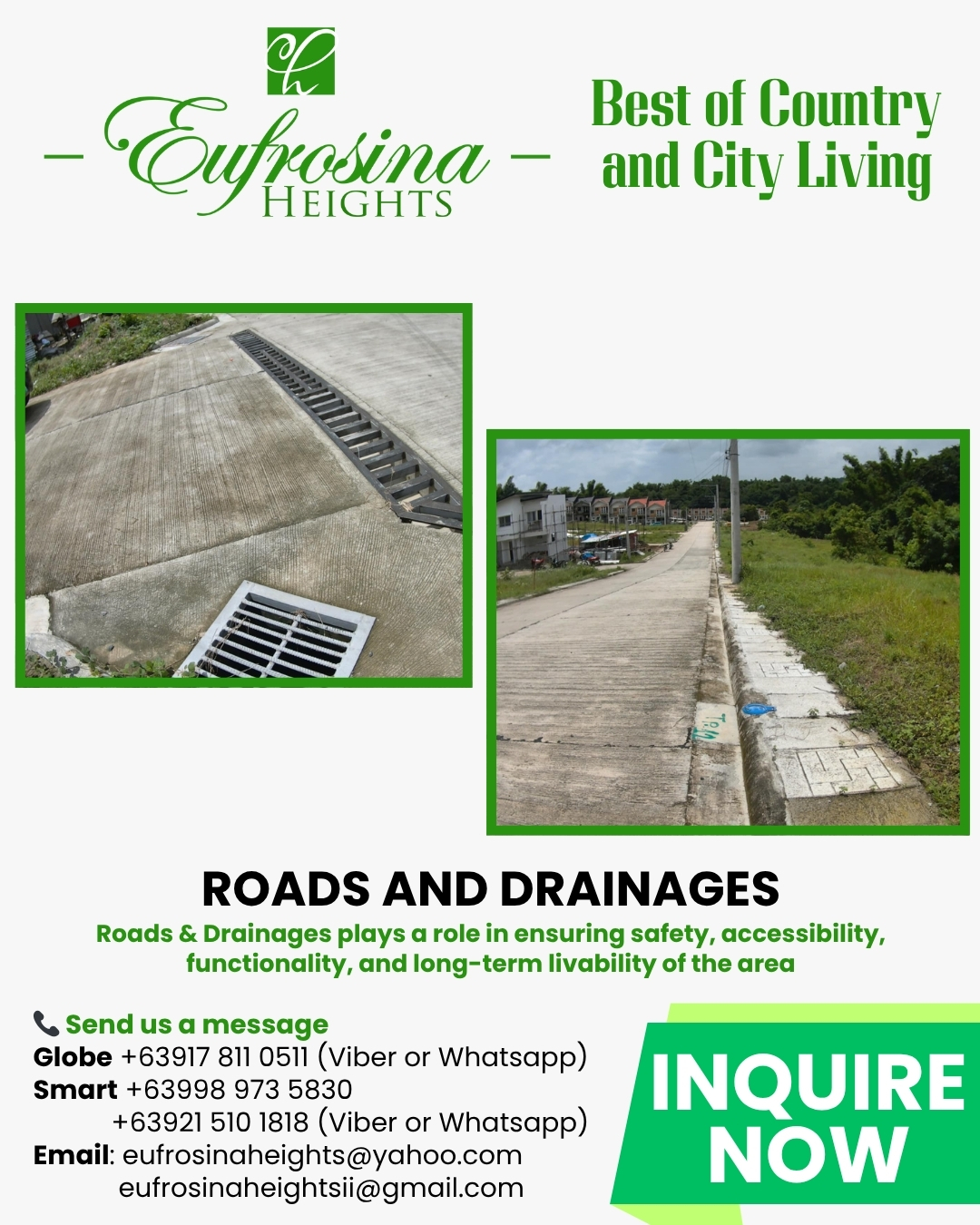 Roads and Drainages in Eufrosina Heights Phase II