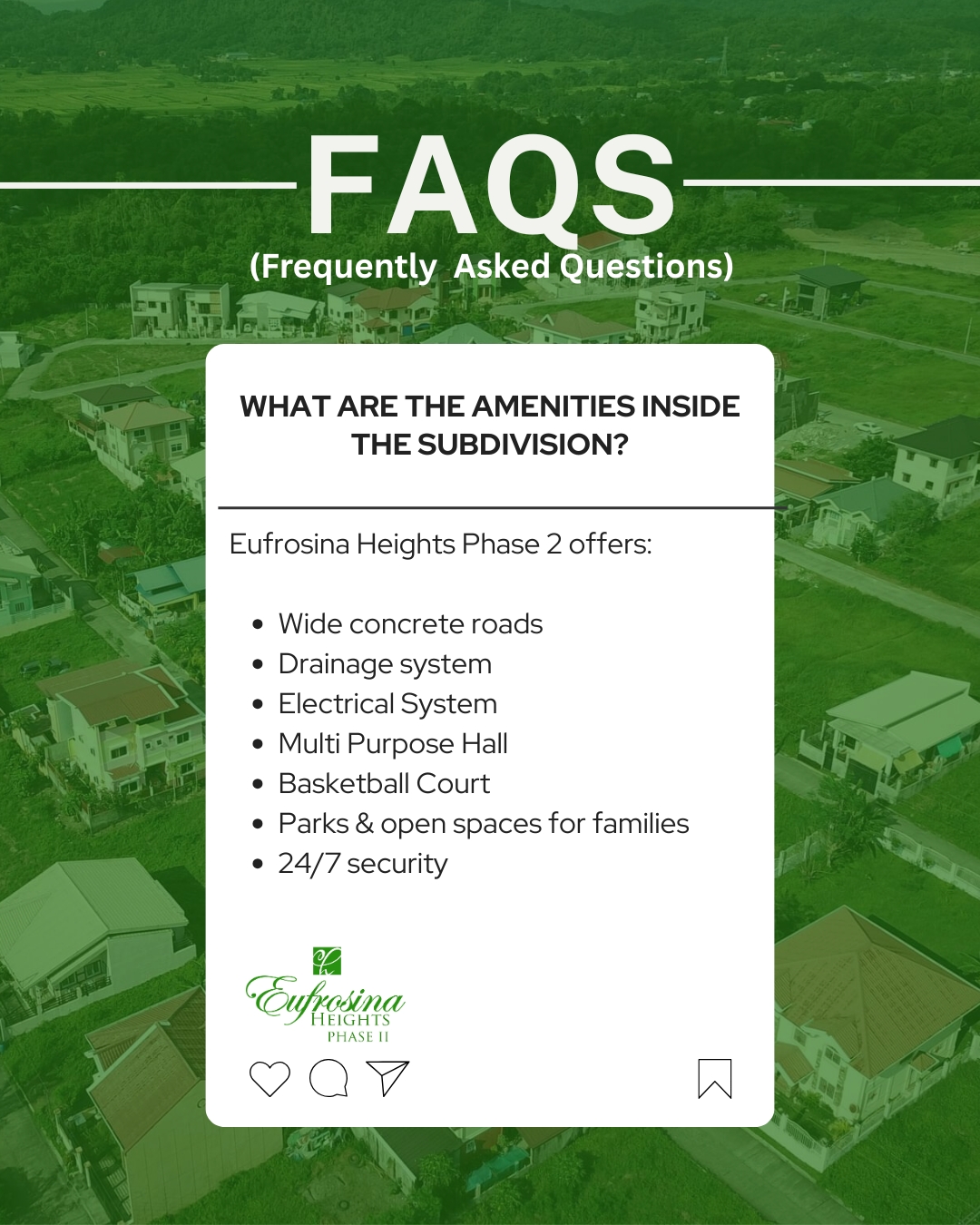 FAQ’s Eufrosina Heights